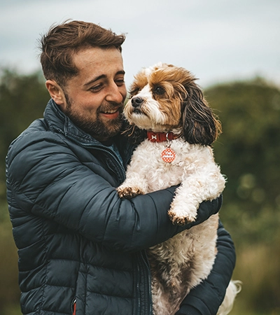 Man with Dog